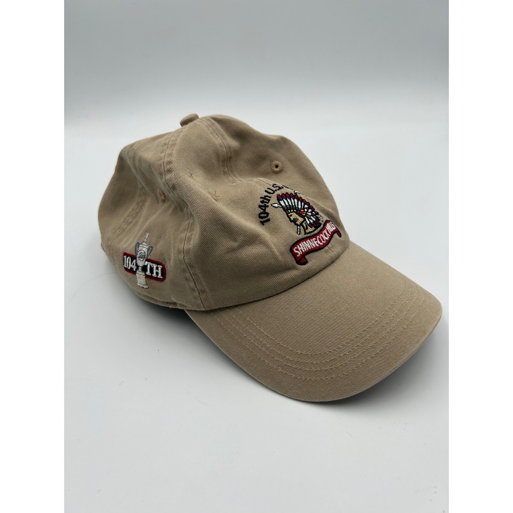 AHEAD 2004 104th US Open Shinnecock Hills Golf Hat Tan Adjustable Strapback Cap